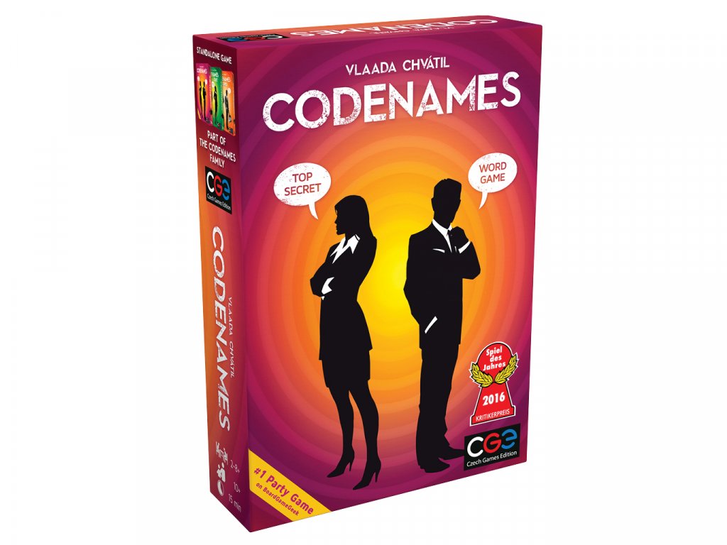 Codenames - 2-8+ Players, Age 10+, 15 min | Party & Team Word Game